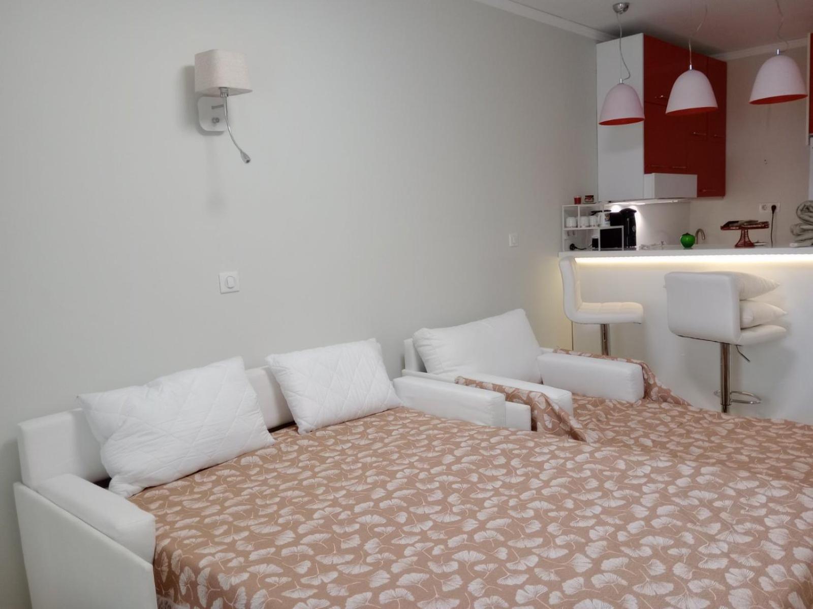 Modern Studio By The Sea Loutra Edipsou  ภายนอก รูปภาพ